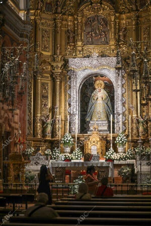La basílica de la Macarena el día después del Cabilgo General Extraordinario de...