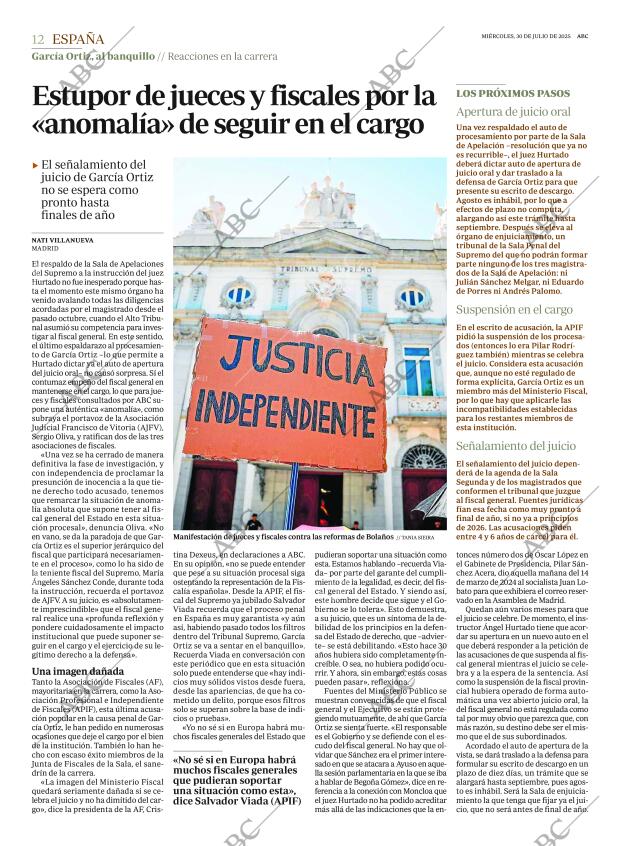 ABC MADRID 30-07-2025 página 12