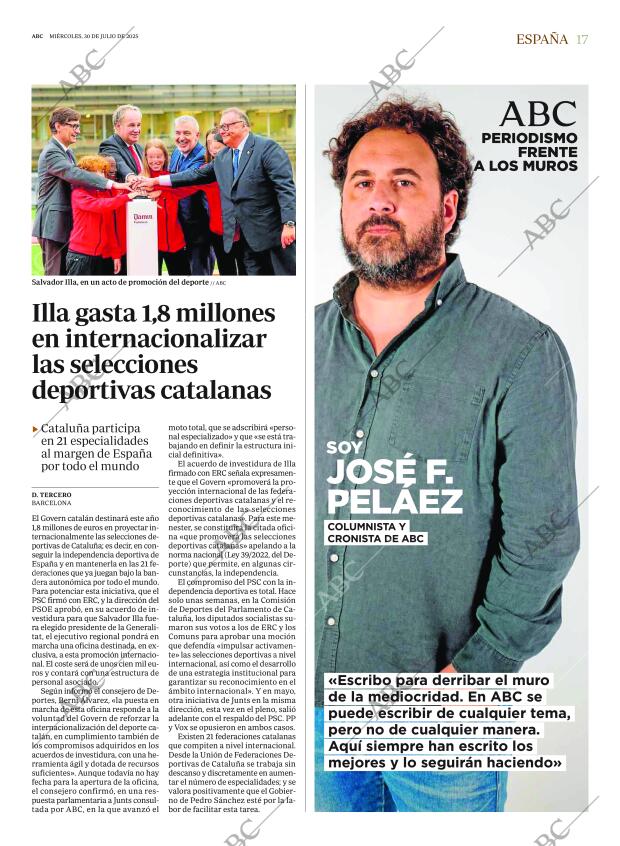 ABC MADRID 30-07-2025 página 17