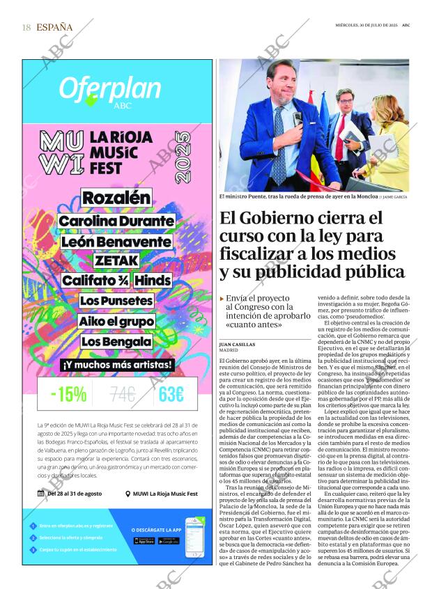 ABC MADRID 30-07-2025 página 18