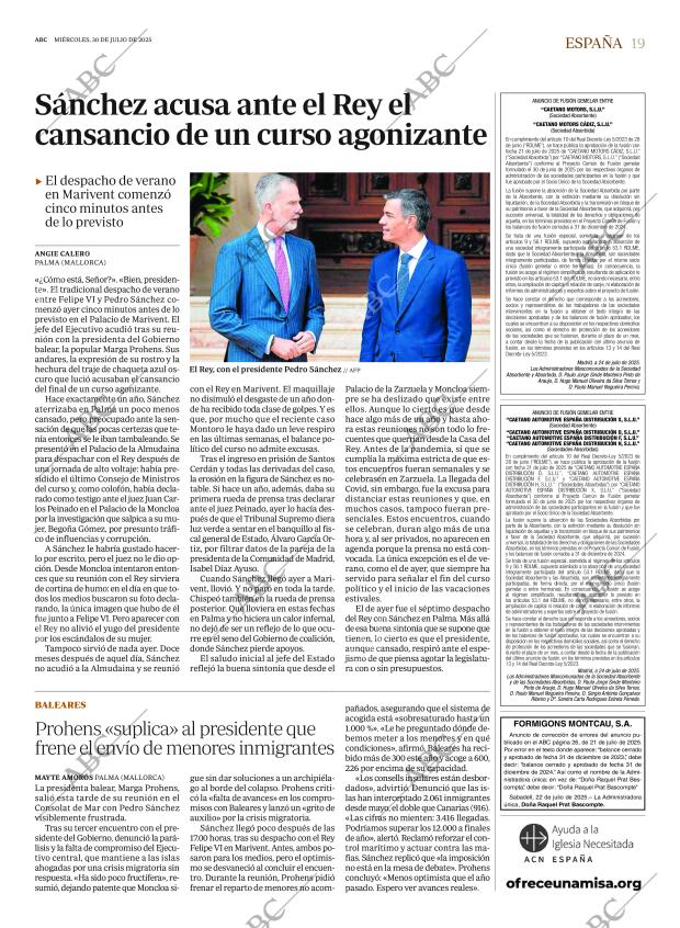 ABC MADRID 30-07-2025 página 19