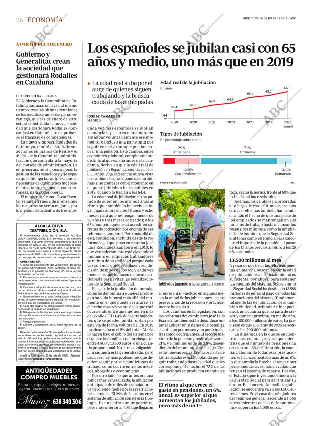 ABC MADRID 30-07-2025 página 26