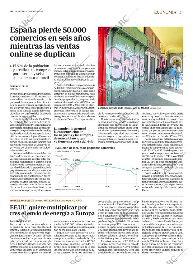ABC MADRID 30-07-2025 página 27
