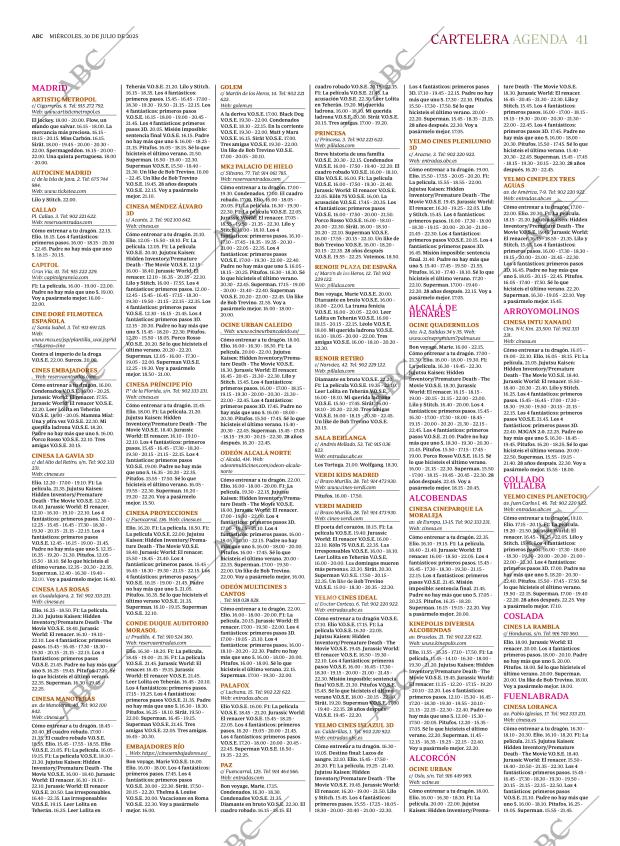 ABC MADRID 30-07-2025 página 41