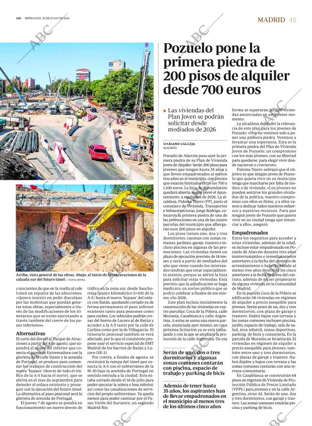 ABC MADRID 30-07-2025 página 45