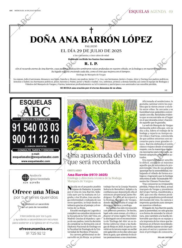 ABC MADRID 30-07-2025 página 49