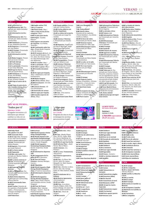ABC MADRID 30-07-2025 página 63