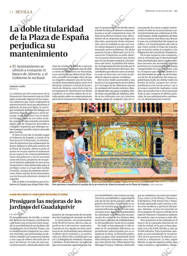 ABC SEVILLA 30-07-2025 página 14