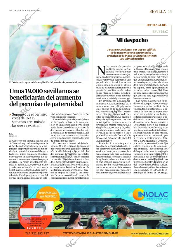 ABC SEVILLA 30-07-2025 página 15