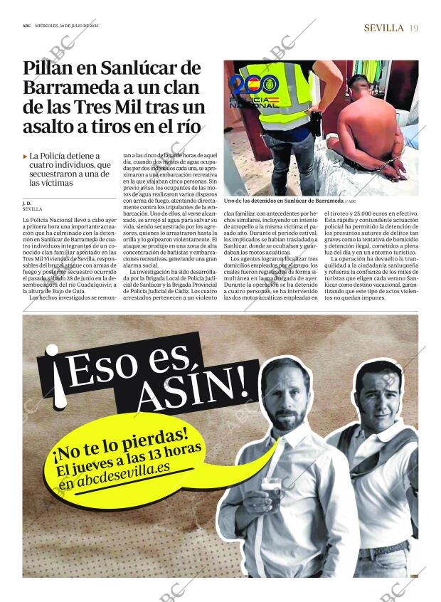 ABC SEVILLA 30-07-2025 página 19
