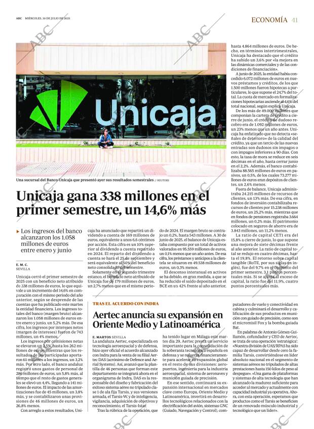 ABC SEVILLA 30-07-2025 página 41