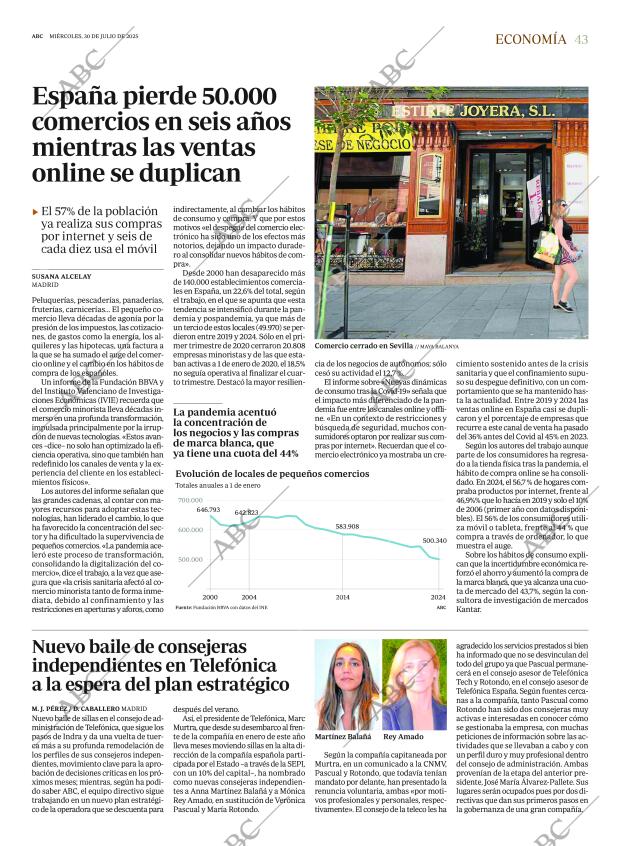 ABC SEVILLA 30-07-2025 página 43