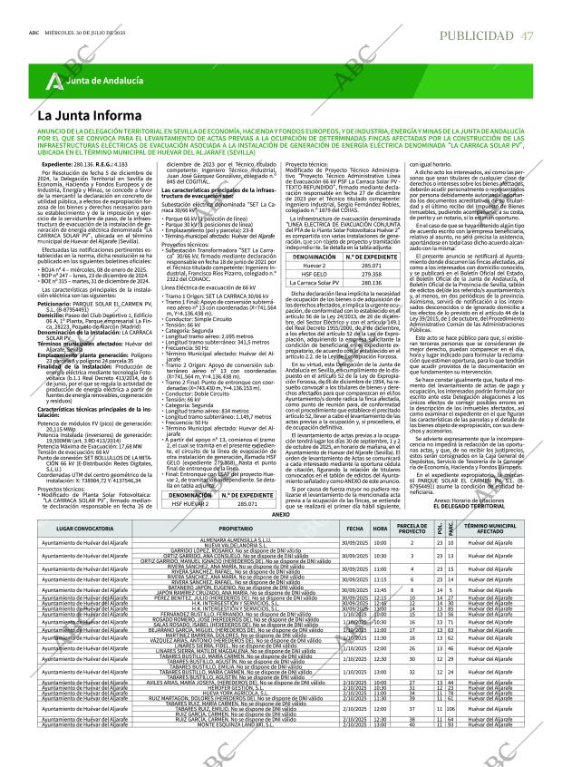 ABC SEVILLA 30-07-2025 página 47