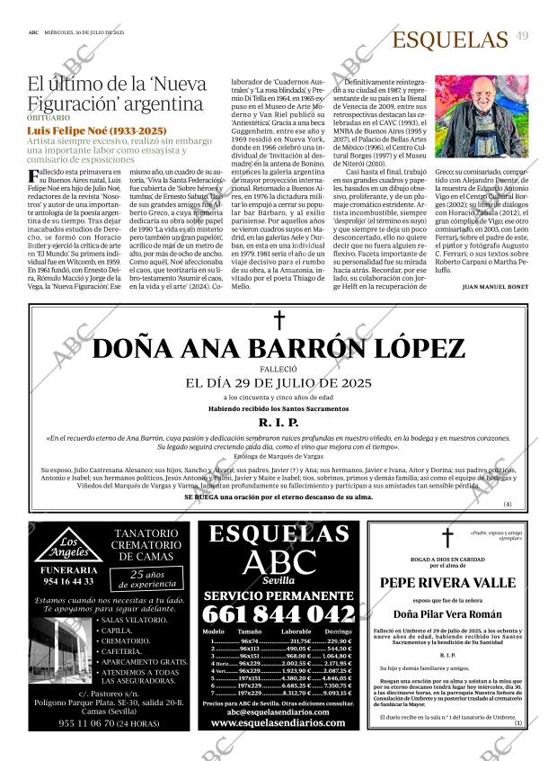 ABC SEVILLA 30-07-2025 página 49