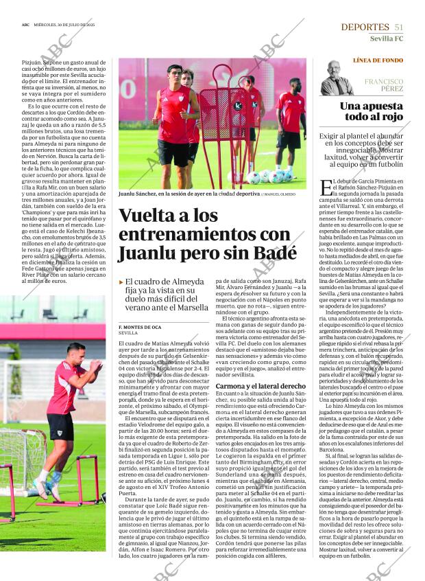 ABC SEVILLA 30-07-2025 página 51