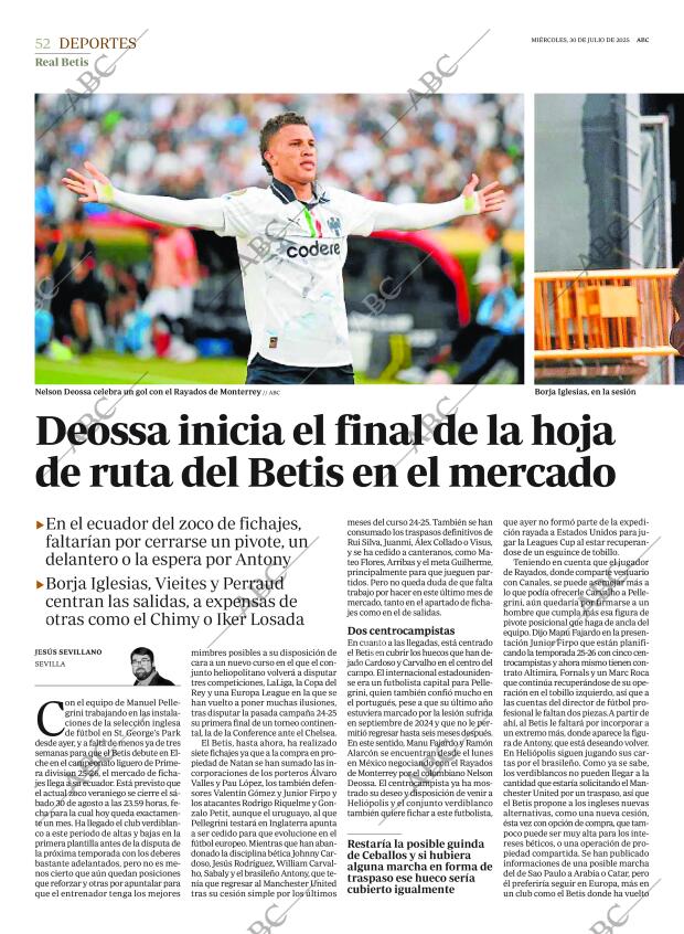 ABC SEVILLA 30-07-2025 página 52