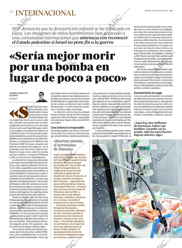 ABC MADRID 31-07-2025 página 18