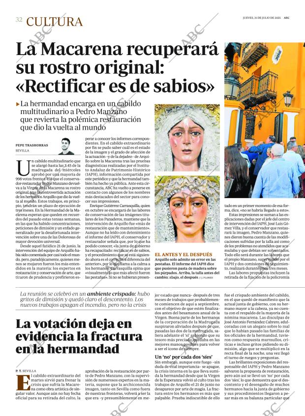 ABC MADRID 31-07-2025 página 32