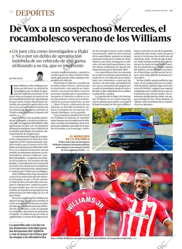 ABC MADRID 31-07-2025 página 34