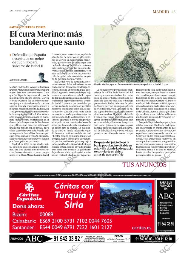 ABC MADRID 31-07-2025 página 45