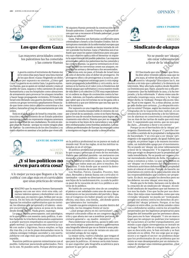 ABC MADRID 31-07-2025 página 7