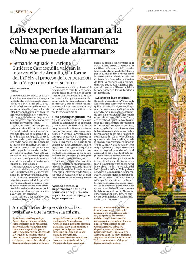 ABC SEVILLA 31-07-2025 página 14