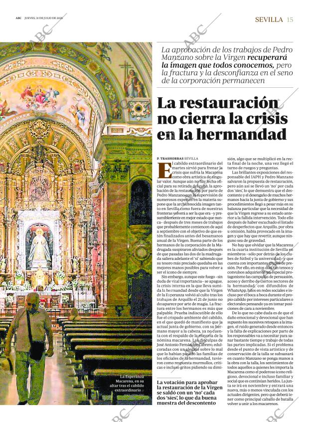 ABC SEVILLA 31-07-2025 página 15