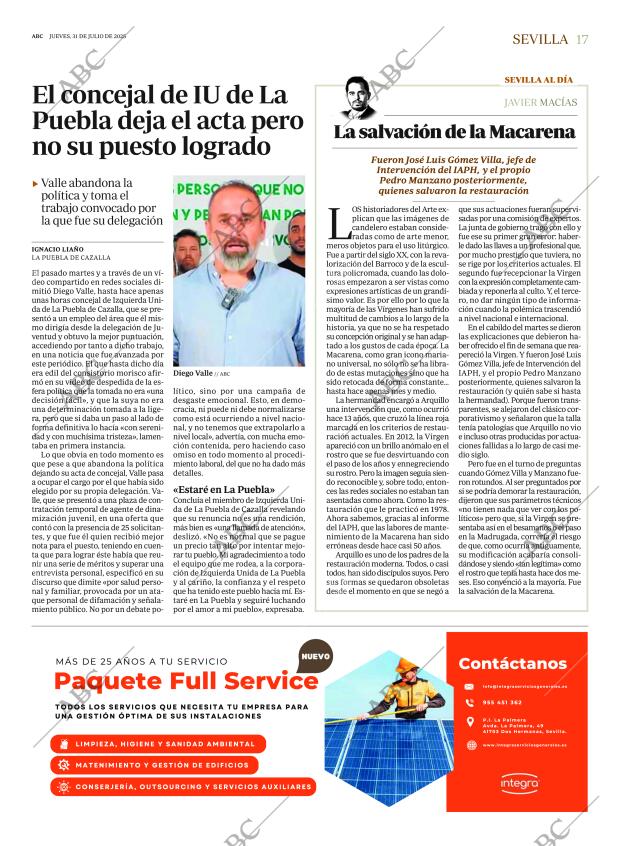 ABC SEVILLA 31-07-2025 página 17