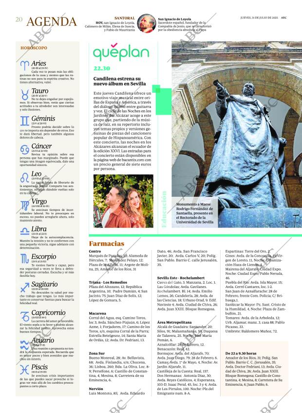 ABC SEVILLA 31-07-2025 página 20