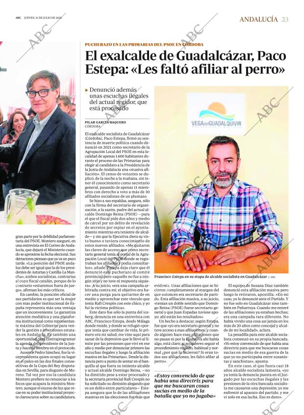 ABC SEVILLA 31-07-2025 página 23