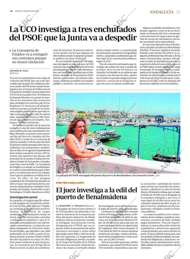 ABC SEVILLA 31-07-2025 página 25