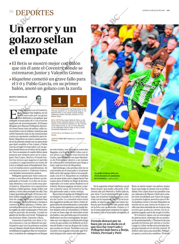 ABC SEVILLA 31-07-2025 página 50