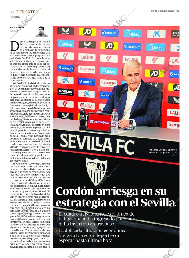 ABC SEVILLA 31-07-2025 página 52