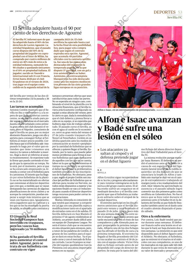ABC SEVILLA 31-07-2025 página 53