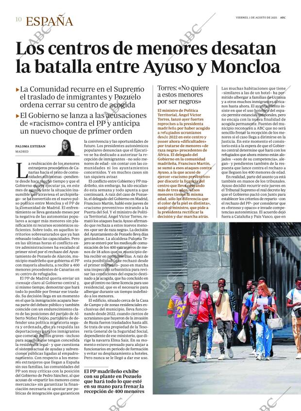 ABC MADRID 01-08-2025 página 10