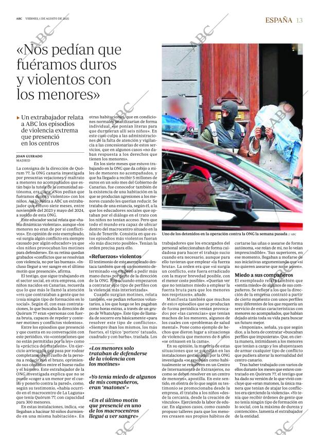 ABC MADRID 01-08-2025 página 13