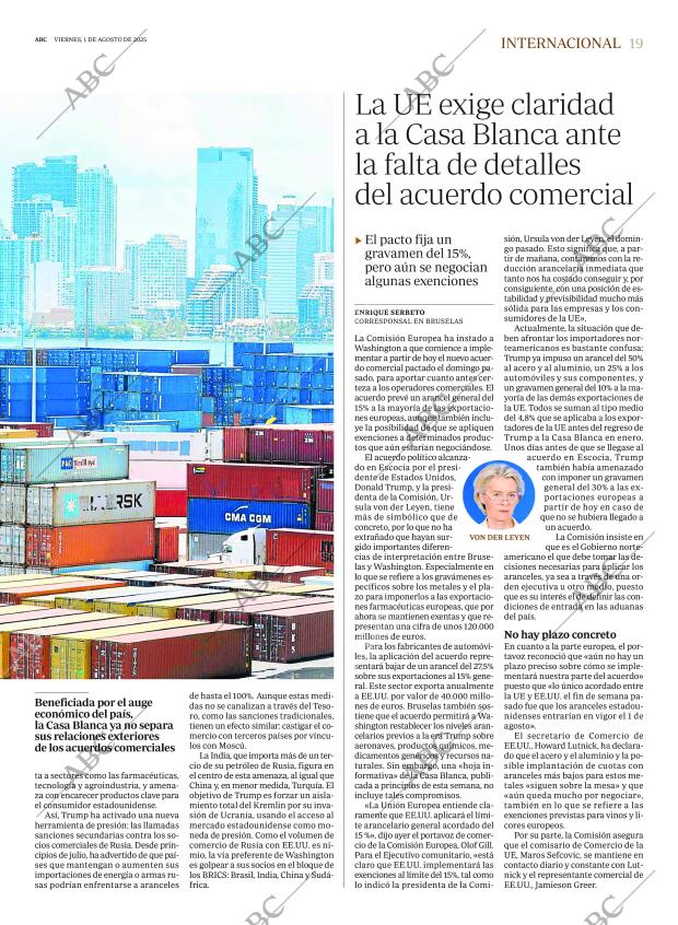 ABC MADRID 01-08-2025 página 19