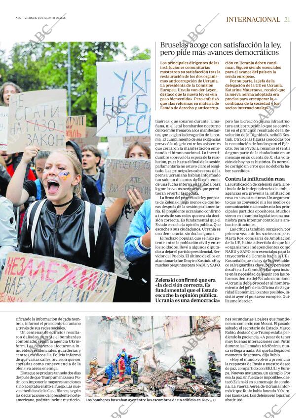 ABC MADRID 01-08-2025 página 21