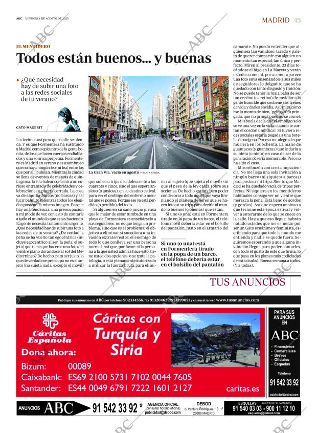 ABC MADRID 01-08-2025 página 45