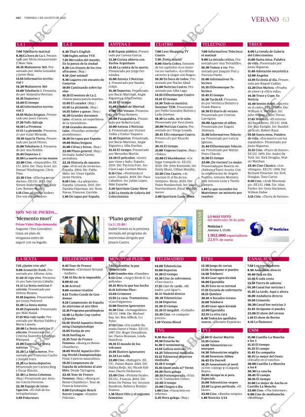 ABC MADRID 01-08-2025 página 63