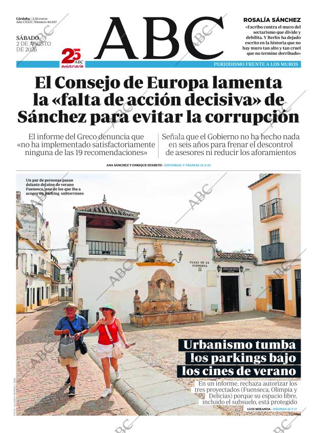 ABC CORDOBA 02-08-2025 página 1