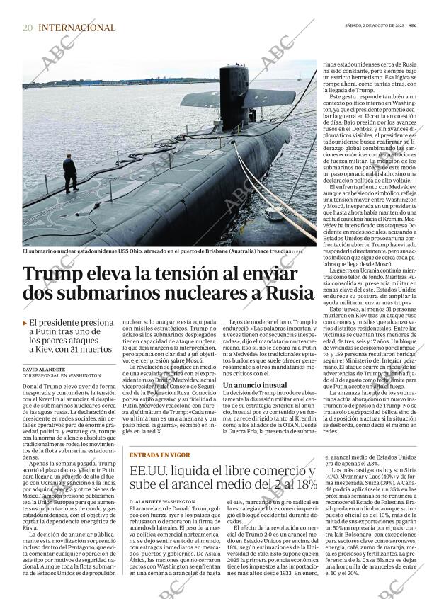 ABC MADRID 02-08-2025 página 20