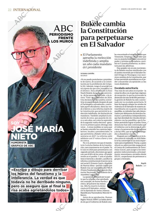 ABC MADRID 02-08-2025 página 22