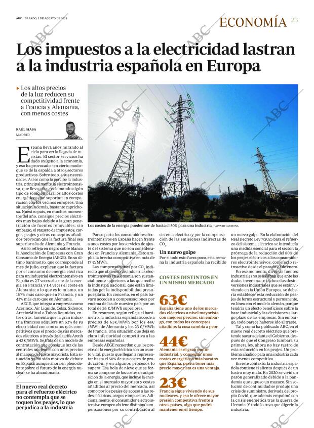 ABC MADRID 02-08-2025 página 23