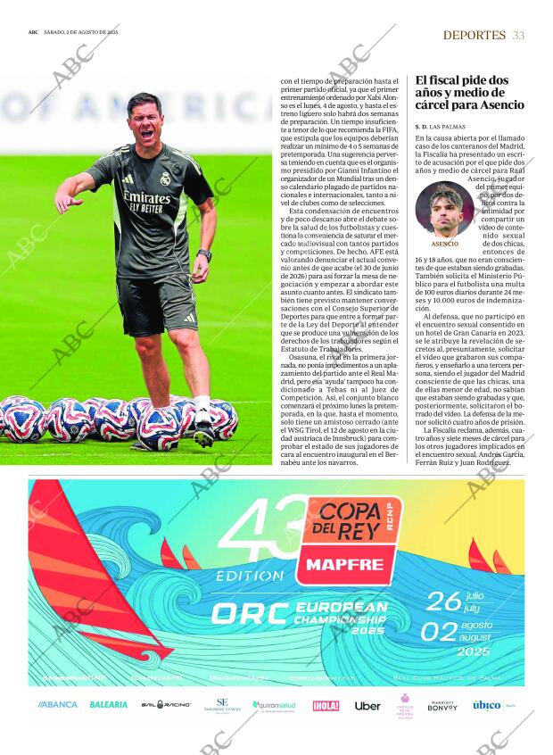 ABC MADRID 02-08-2025 página 33