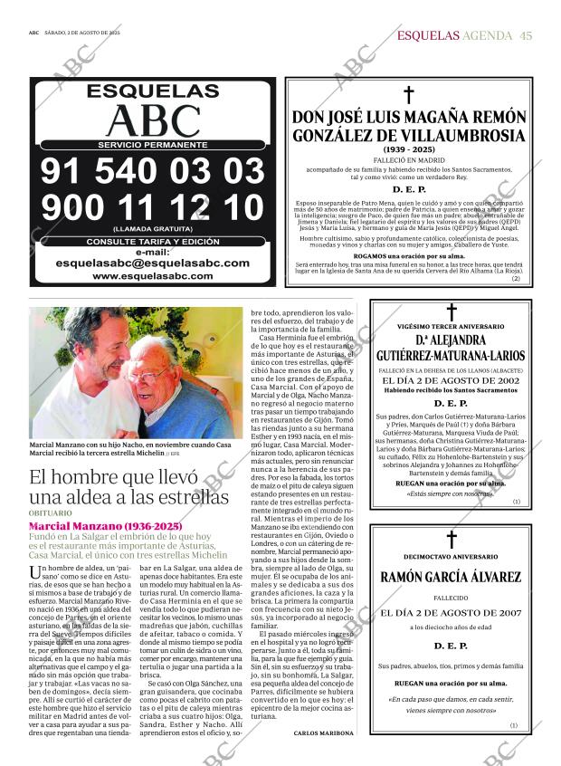 ABC MADRID 02-08-2025 página 45