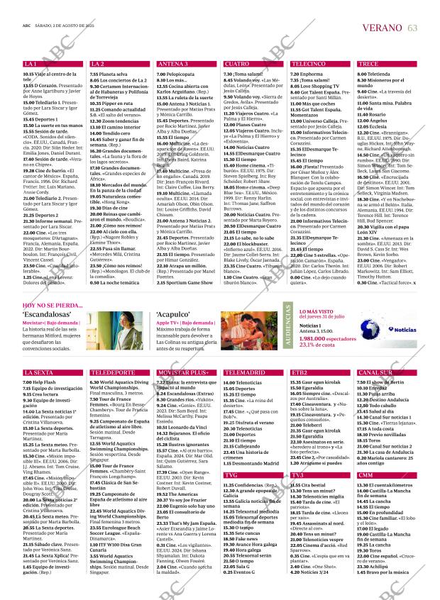 ABC MADRID 02-08-2025 página 63