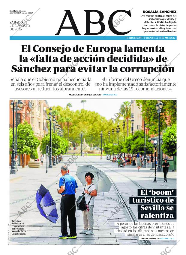 ABC SEVILLA 02-08-2025 página 1