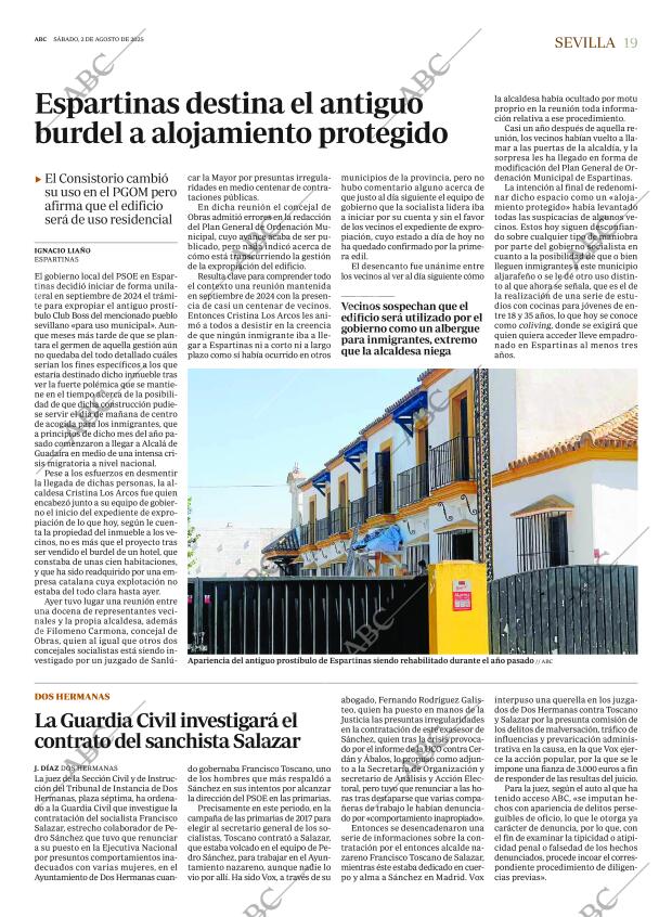 ABC SEVILLA 02-08-2025 página 19