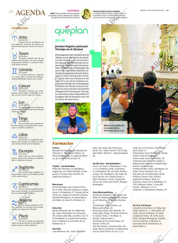 ABC SEVILLA 02-08-2025 página 20
